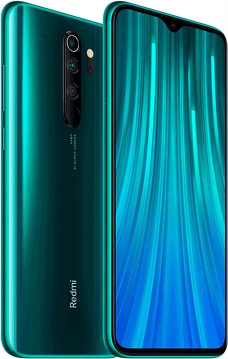 Actual product image Xiaomi Redmi Note 8 Pro (128 GB, Forest Green, 6.53", Hybrid Dual SIM, 64 Mpx, 4G)