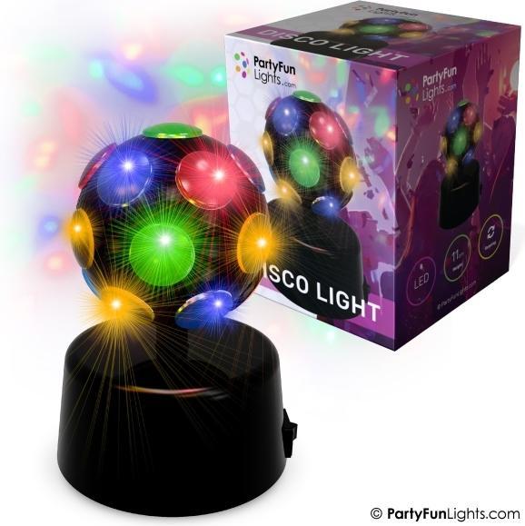 Immagine prodotto PartyFun Lights Mini lampada da discoteca: 9,2 cm