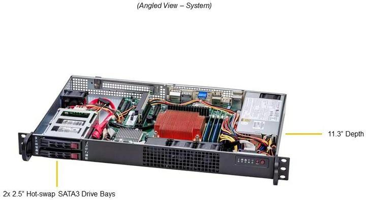 Produktbild Supermicro Barebone IoT SuperServer SYS-111AD-HN2