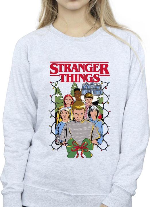 Netflix Stranger Things Christmas Poster Sweatshirt (L)