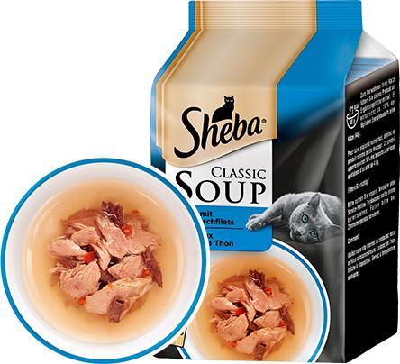 Produktbild Sheba Soup (Adult, 12 Stk., 160 g)