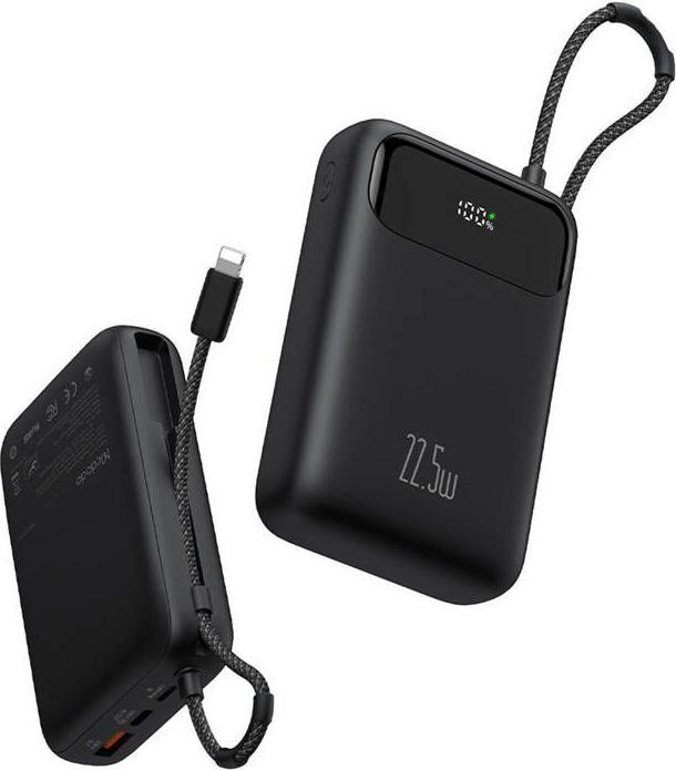 Image du produit Mcdodo Banque d'alimentation MC-3710 Digital Dis 20000mAh, 22.5W (czarny) (20000 mAh, 22.50 W, 77 Wh)