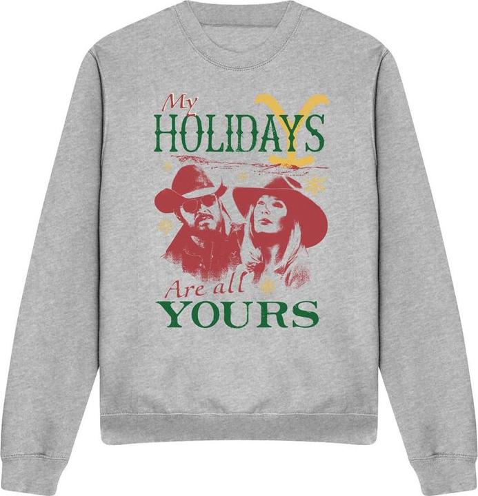 Yellowstone My Holidays Are All Yours Sweatshirt weihnachtliches Design