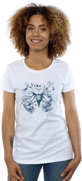 Immagine prodotto Disney Nightmare Before Christmas Paint Spray Carers Maglietta Donna (XL)