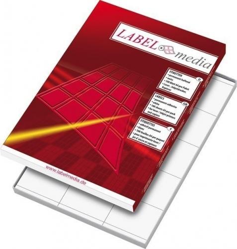Image du produit Elite Screens Étiquettes adhésives LabelMedia, A4, blanches, 52,5x21,2 mm, (56) (100) 0707-764