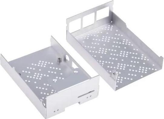 Produktbild OKdo ZP-0095 - Aluminiumgehäuse in Grau zur Verwendung mit Raspberry Pi 4