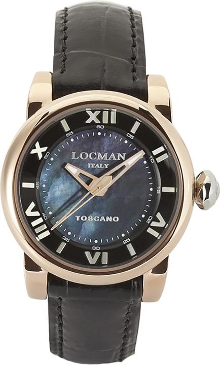 Produktbild Locman Italy Unisex Toscano schwarz Ref. 0595 (Analoguhr)
