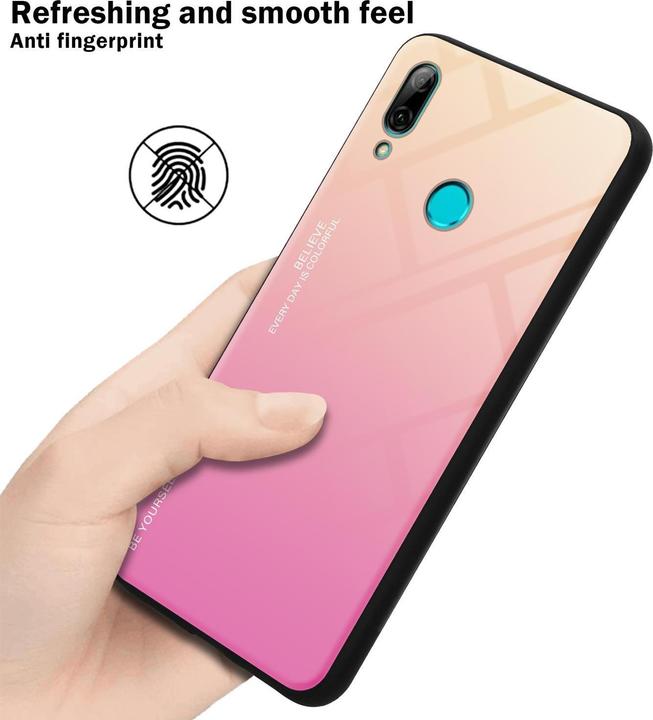 Actual product image Cadorabo TPU 2 colors glass cover (Huawei P Smart+ (2019))