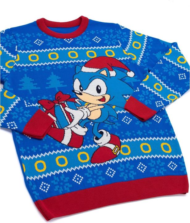 Immagine prodotto Sonic The Hedgehog Pull de Noël unisexe in tricot per adulti (M)
