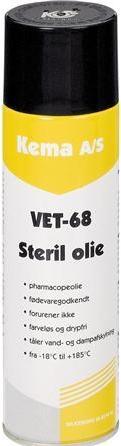 Actual product image ITW Steril olie VET-68 500ml spray til levnedsmiddelindustrien farveløs, drypfri (500 ml)