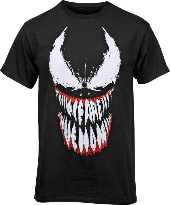 Spider Man Venom Teeth Face TShirt Jungen