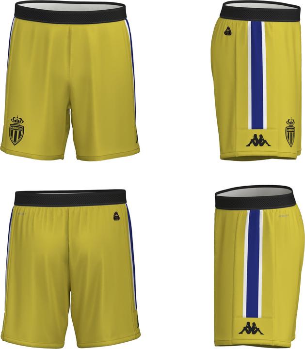 Actual product image Kappa Goalkeeper shorts AS Monaco Kombat Ryder Pro 2024/25 (XXL)