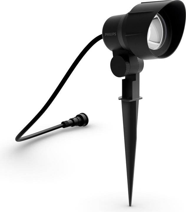 Immagine prodotto Philips Spot da esterno a bassa tensione 6W Extension 2700K nero (600 lm, IP44)