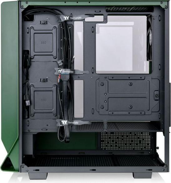 Actual product image Thermaltake Ceres 350 MX Racing Green (Mini-ITX, mATX, ATX, E-ATX)