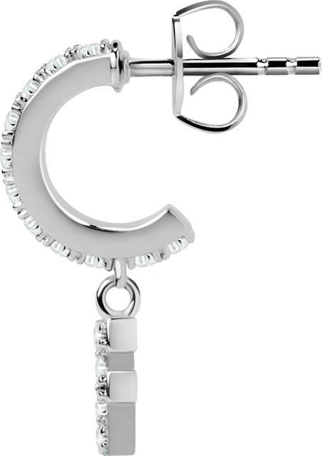 Actual product image La Petite Story Letter F Single Earring (Brass)