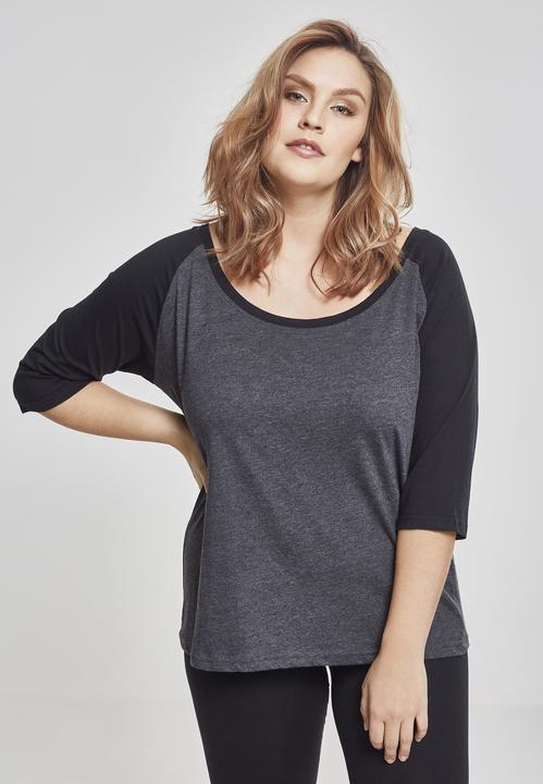 Produktbild Urban Classics Ladies 3/4 Contrast Raglan Tee (5XL)