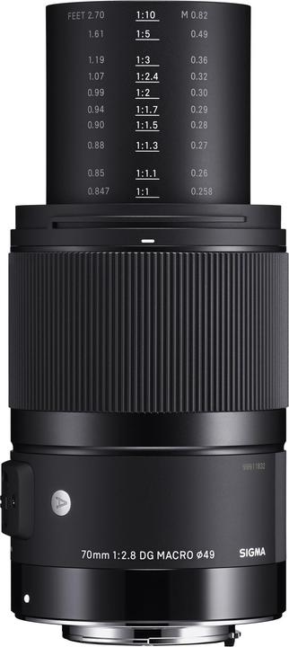 Produktbild Sigma 70mm f/2.8 EX DG MAKRO, Canon EF (Canon EF, Canon EF-S, Vollformat)