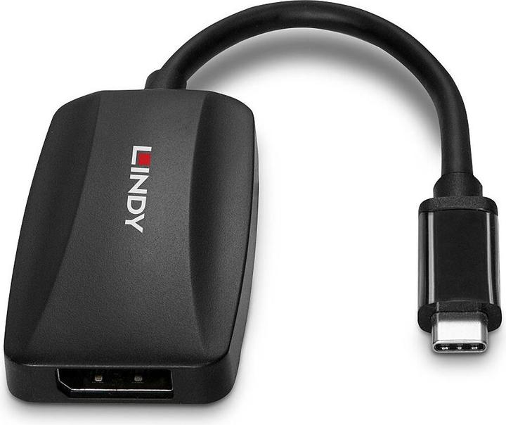Actual product image Lindy USB Type C to DisplayPort 1.4 Converter Connects an 8K display with DP connector to the USB Type... (USB-C, 13 cm)