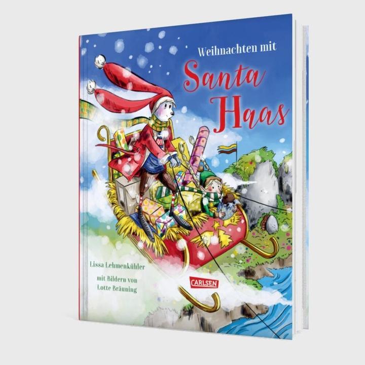 Actual product image Christmas with Santa Haas (Lissa Lehmenkühler, Lotte Bräuning, German)