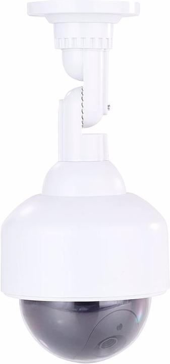 Actual product image VisorTech Dome surveillance camera dummy incl. wall bracket