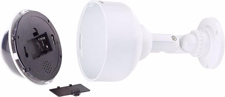 Actual product image VisorTech Dome surveillance camera dummy incl. wall bracket