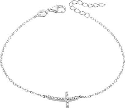 Produktbild Beneto Silver bracelet with cross AGB484 / 20 (L)