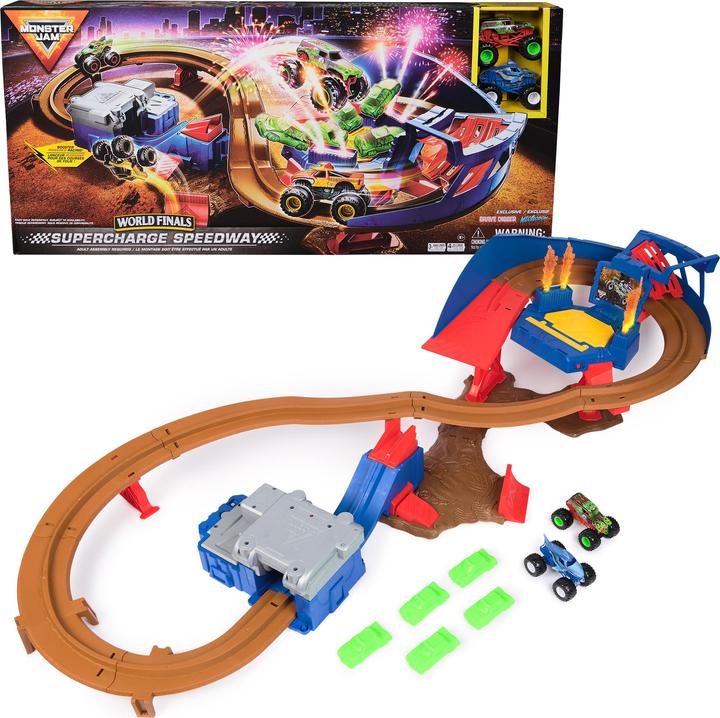 Produktbild Monster Jam Supercharge Speedway Set
