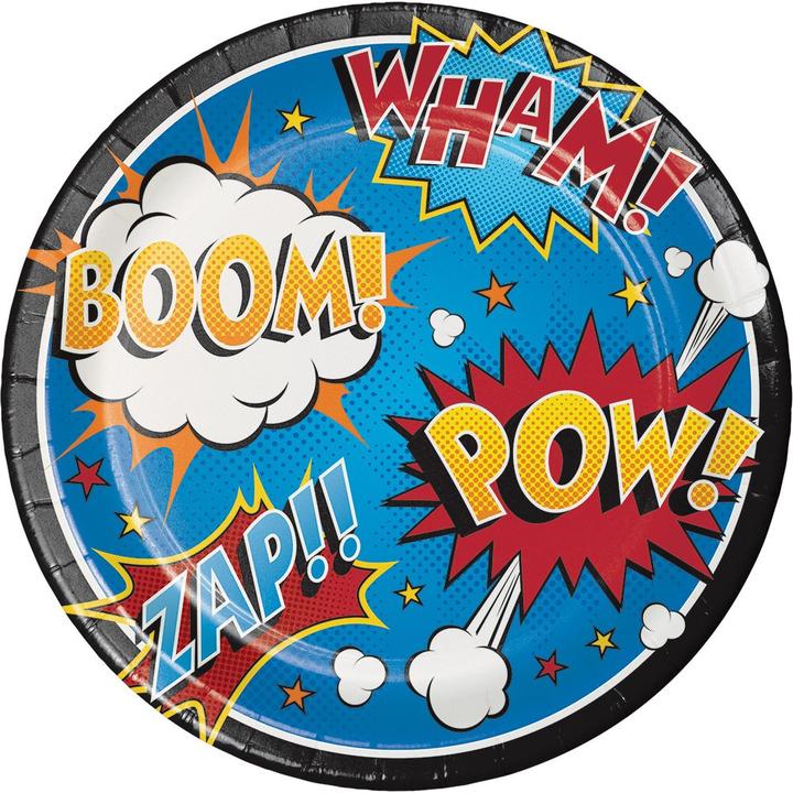 Immagine prodotto Creative Party Piatto di carta con slogan comici (confezione da 8) (8 x)