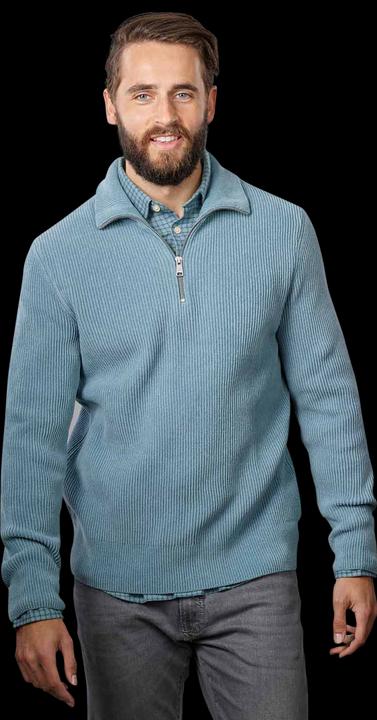 Marc O'Polo Knit Pullover Half Zip Lightly Charred