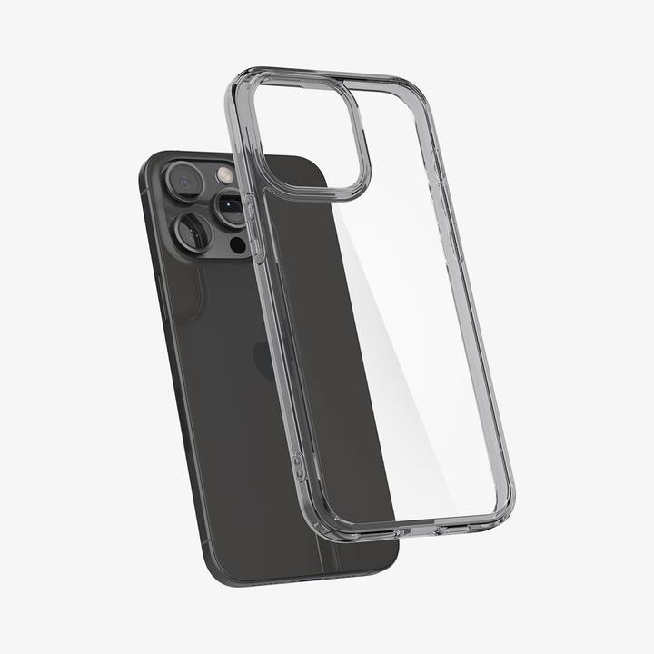 Produktbild Spigen Ultra Hybrid-Hülle für iPhone 15 Pro – transparentes Grau (Apple iPhone 15 Pro)