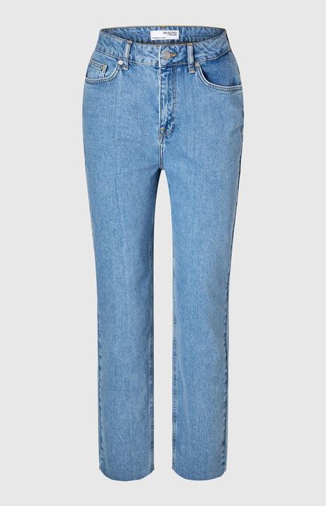 Actual product image Selected Femme High Waist Straight Fit Jeans (W26/L32)