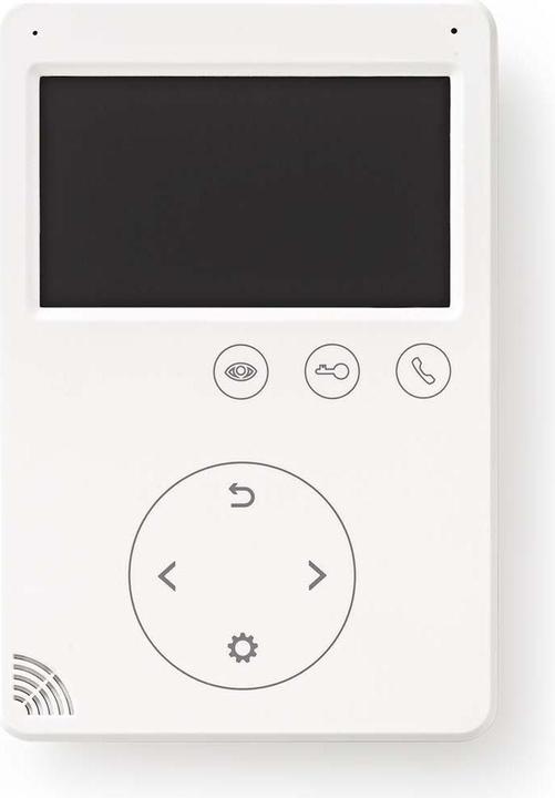 Produktbild Nedis Sicherheits Kamera für Tür - 4,3" - Entriegelungsfunktion - Farbmonitor - Weiss (Funk)