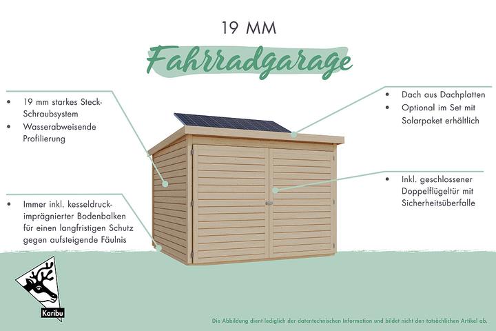 Produktbild Karibu Fahrradgarage 4
