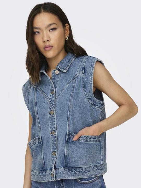 Produktbild Only Fly-Away Kragen Jeansweste Jeansweste (S)