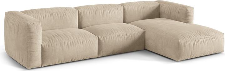 Image du produit Micadoni Canapé D'Angle Droit Modulaire, "Martina", 3 Places, 332x176x75 Fabriqué en Europe (Canapé d'angle)
