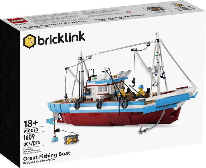 Image du produit LEGO Bricklink Grand bateau de pêche 910010 (910010)