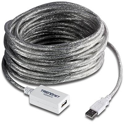 Image du produit Trendnet TU2-EX12 Câble d'extension USB 2.0 de 12 mètres (36 m, USB)