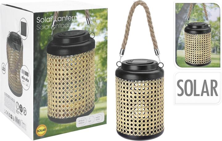 Image du produit Solar Laterne Metall / Poly 23xø15cm (15 x 23 cm, 1 x)