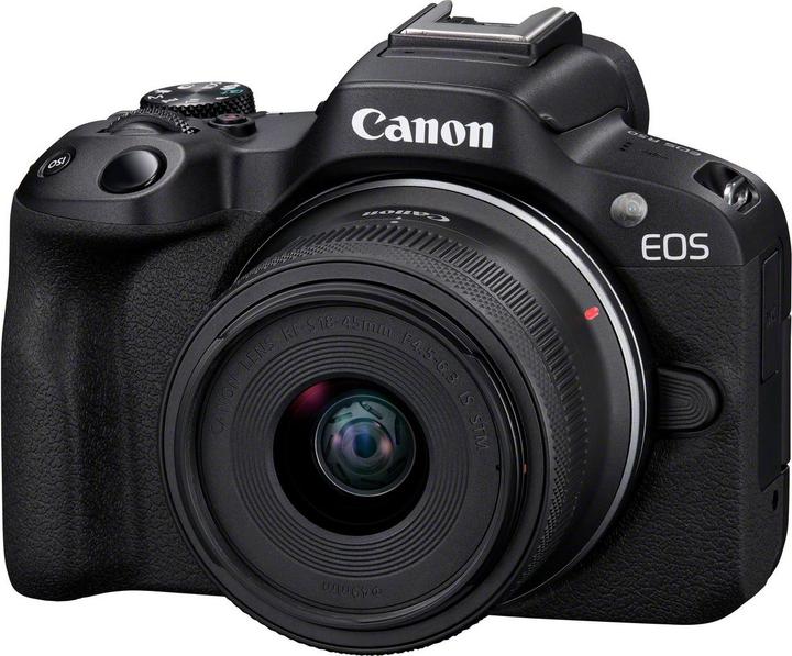 Actual product image Canon EOS R50 Kit (EU) (18 - 45 mm, 24.20 Mpx, APS-C / DX)