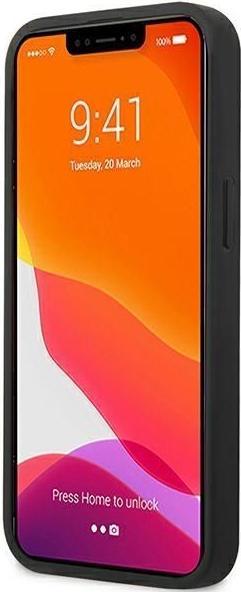 Actual product image Mercedes AMG AMHCP14MGSEBK iPhone 14 Plus 6.7" czarny/black hardcase Leather Debossed Lines (Apple iPhone 14 Plus)