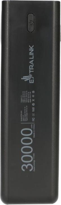 Immagine prodotto Extralink EPB-093 30000mAh Czarny | Powerbank | Powerbank solare, USB-C (30000 mAh, 10 W, 111 Wh)
