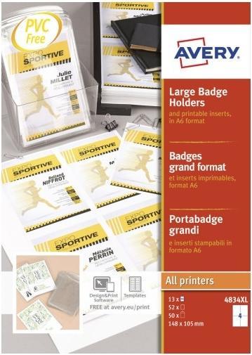 Produktbild Avery Namensschilder-Taschen gross