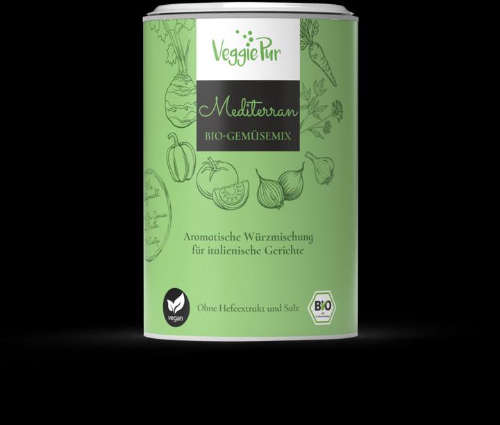 Produktbild Veggiepur Bio Gemüse-Kräuter-Mix Mediterran (169 g)
