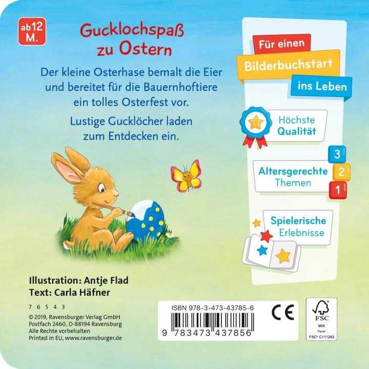 Actual product image Ravensburger Mein Gucklochbuch: Frohe Ostern (German)