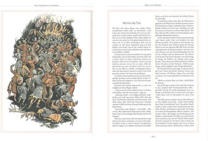 Valeurs nutritives et ingrédients Die Chroniken von Narnia - Illustrierte Gesamtausgabe (Allemand, Ulla Neckenauer, Pauline Baynes, Clive Staples Lewis, 2019)