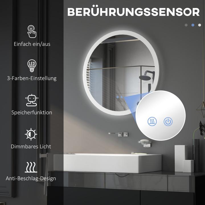 Actual product image Jamb Badspiegel (70 x 70 cm)