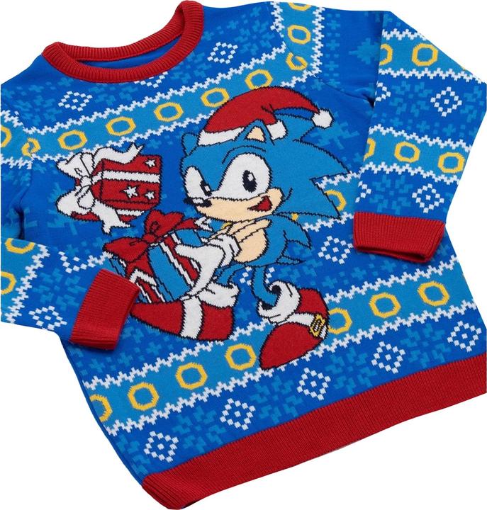 Produktbild Sonic The Hedgehog Pullover weihnachtliches Design (146, 152)