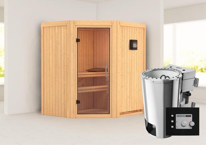Actual product image Karibu Tonja without roof rim (Plug & Play 3,6 KW - Bio external control)