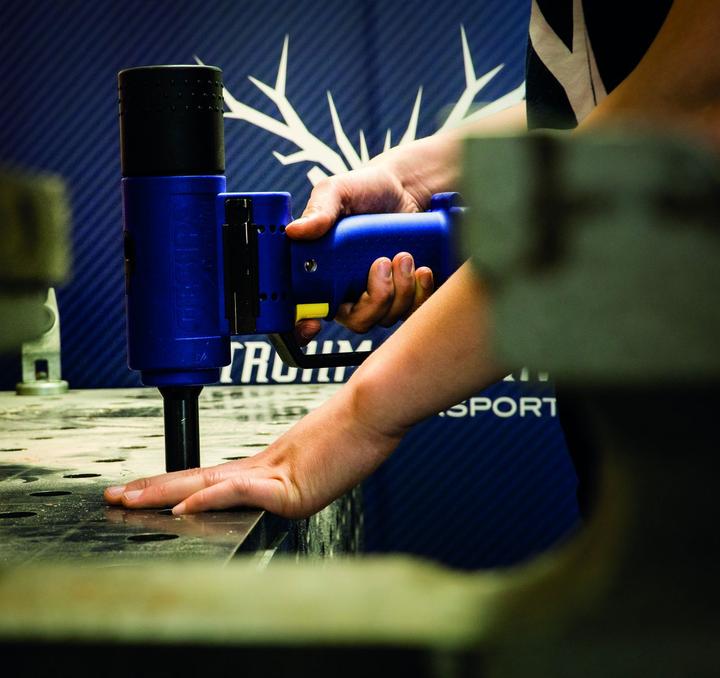 Actual product image Gesipa Fire Bird Blind Rivet Nut Setter with Charger + Case