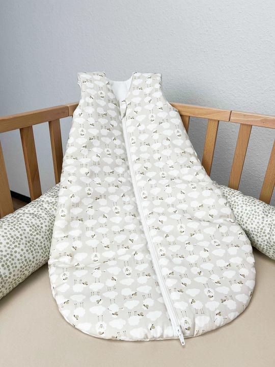 Produktbild Odenwälder Baby-Winterschlafsack wattiert Wildlife Grey Gr. 70 (70 cm)